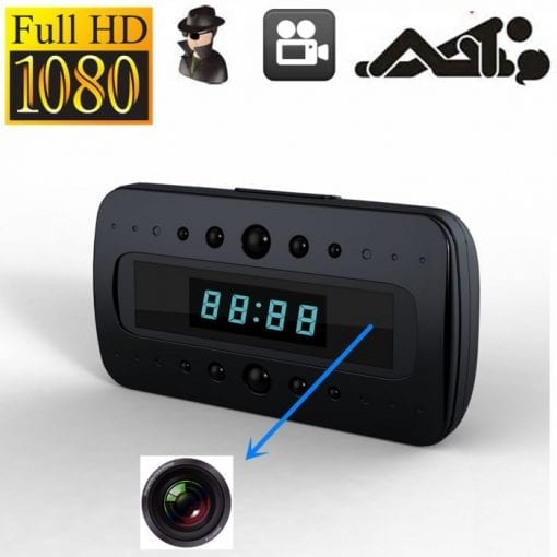 Đồng hồ để bàn camera hỗ trợ quay đêm V26 hỗ trợ ghi hình quay lén siêu nét